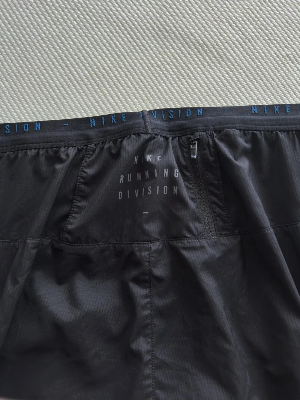 Nike Run Division Hybrid Black/Navy 2-in-1 Running Tights & Shorts